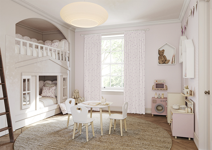 Dasching About, Puppy Princess - Made to Measure Curtains - Image 7